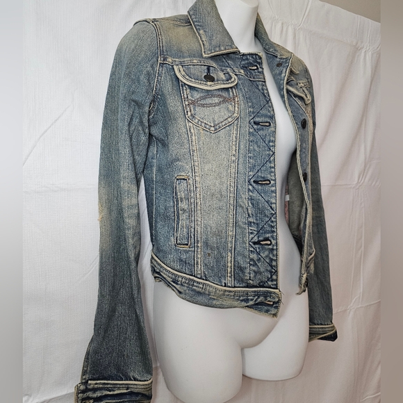 Abercrombie & Fitch Vintage Denim Jean Jacket 1992 Small - Picture 1 of 16